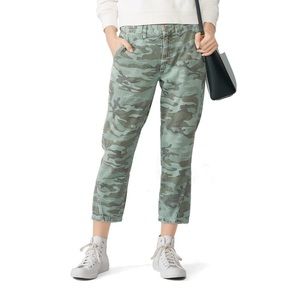 AMO Camo Slouch jean broken-in green “trouser” RARE